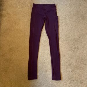 Lululemon Purple/Red/Maroon Leggings